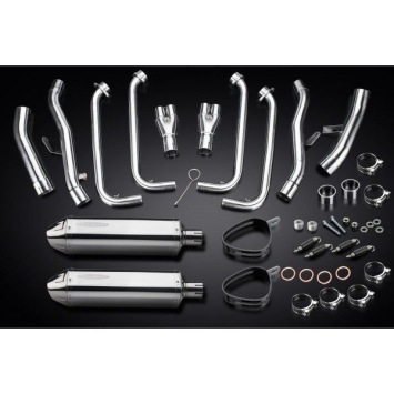 Delkevic volledig systeem Tri-Oval RVS 320mm zonder e-keur - FJR1300/ABS (2006-2020)