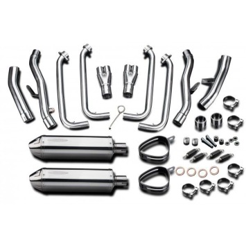 Delkevic volledig systeem Tri-Oval RVS 320mm zonder e-keur - FJR1300/ABS (2006-2020)