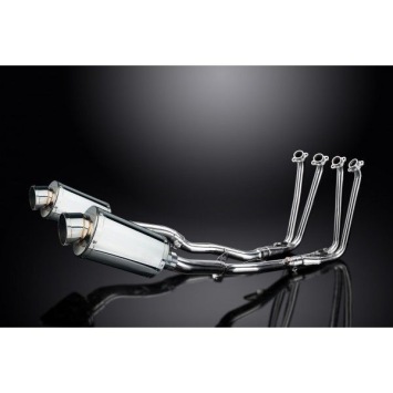 Delkevic volledig systeem Oval RVS 225mm zonder e-keur - FJR1300/ABS (2006-2020)