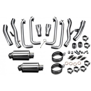 Delkevic volledig systeem Oval RVS 225mm zonder e-keur - FJR1300/ABS (2006-2020)