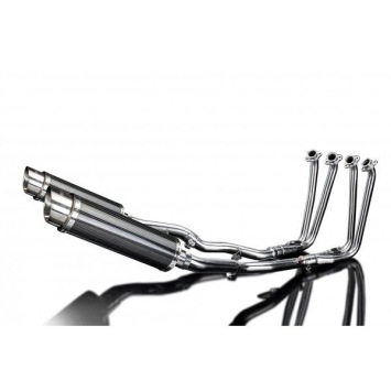 Delkevic Auspuffanlage Round Carbon 350mm ohne EG-BE - FJR1300/ABS (2006-2020)