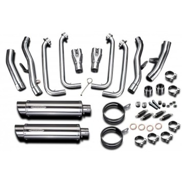 Delkevic volledig systeem Round RVS 350mm zonder e-keur - FJR1300/ABS (2006-2020)