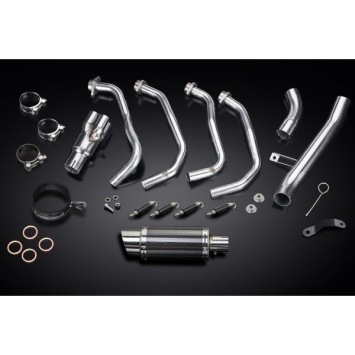 Delkevic volledig systeem Round Carbon 200mm zonder E-keur Kawasaki  Z900 2017 - 2019