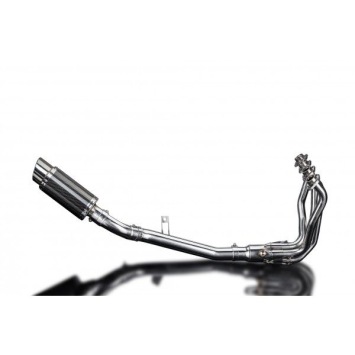 Delkevic volledig systeem Round Carbon 200mm zonder E-keur Kawasaki  Z900 2017 - 2019