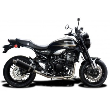 Delkevic volledig systeem Oval Carbon 350mm zonder e-keur - Z900RS 2018-2020