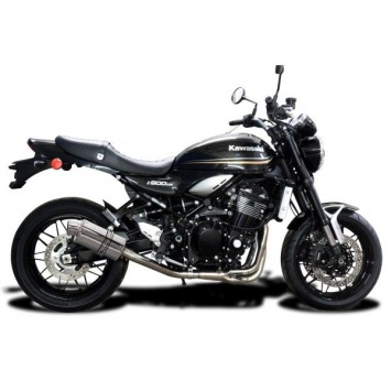 Delkevic volledig systeem Oval RVS 225mm zonder e-keur - Z900RS 2018-2020