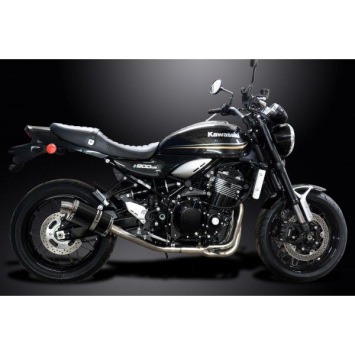 Delkevic volledig systeem Oval Carbon 225mm zonder e-keur - Z900RS 2018-2020