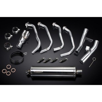 Delkevic volledig systeem Oval RVS 450mm zonder e-keur - KLZ1000 1000 VERSYS (2015-2018)