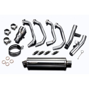 Delkevic volledig systeem Oval RVS 450mm zonder e-keur - KLZ1000 1000 VERSYS (2015-2018)