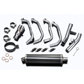 Delkevic volledig systeem Oval Carbon 450mm zonder e-keur - KLZ1000 1000 VERSYS (2015-2018)