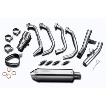 Delkevic volledig systeem Tri-Oval RVS 320mm zonder e-keur - KLZ1000 1000 VERSYS (2015-2018)