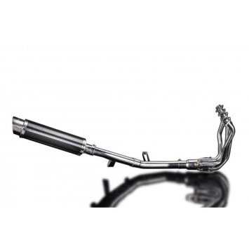 Delkevic volledig systeem Round Carbon 350mm zonder e-keur - KLZ1000 1000 VERSYS (2015-2018)