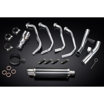 Delkevic volledig systeem Round Carbon 350mm zonder e-keur - KLZ1000 1000 VERSYS (2015-2018)