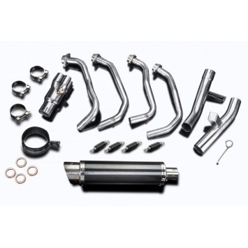 Delkevic volledig systeem Round Carbon 350mm zonder e-keur - KLZ1000 1000 VERSYS (2015-2018)