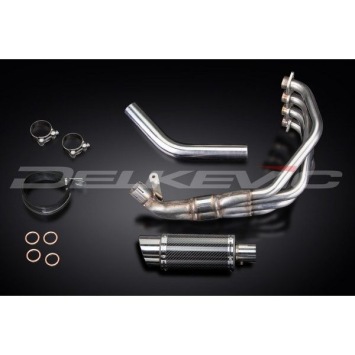 Delkevic volledig systeem Round Carbon 200mm zonder e-keur - CBR900RR FIREBLADE (1992-1999)