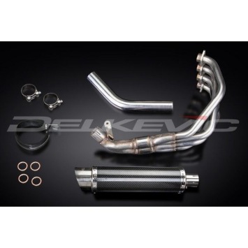 Delkevic volledig systeem Round Carbon 350mm zonder e-keur - CBR900RR FIREBLADE (1992-1999)