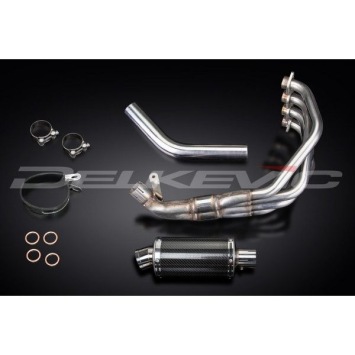 Delkevic volledig systeem Oval Carbon 225mm zonder e-keur - CBR900RR FIREBLADE (1992-1999)