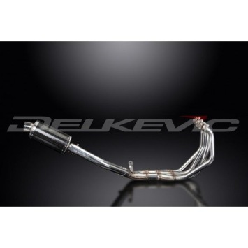 Delkevic volledig systeem Oval Carbon 225mm zonder e-keur - CBR900RR FIREBLADE (1992-1999)