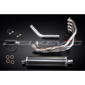 Delkevic volledig systeem Oval Carbon 450mm zonder e-keur - CBR900RR FIREBLADE (1992-1999)