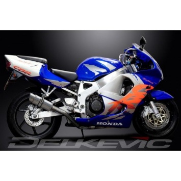 Delkevic volledig systeem Round RVS 200mm zonder e-keur - CBR900RR FIREBLADE (1992-1999)
