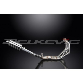 Delkevic volledig systeem Oval RVS 225mm zonder e-keur - CBR900RR FIREBLADE (1992-1999)