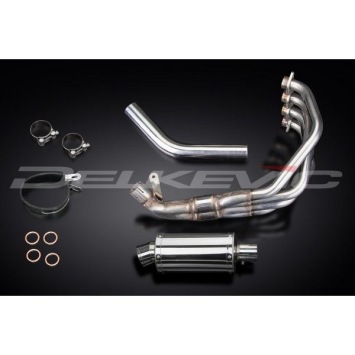 Delkevic volledig systeem Oval RVS 225mm zonder e-keur - CBR900RR FIREBLADE (1992-1999)