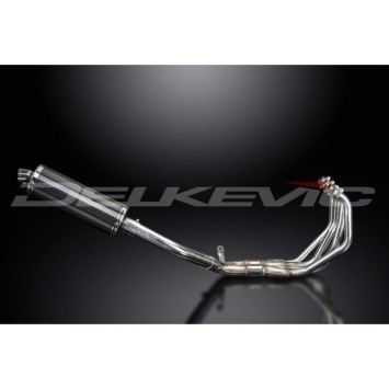 Delkevic volledig systeem Oval Carbon 350mm zonder e-keur - CBR900RR FIREBLADE (1992-1999)