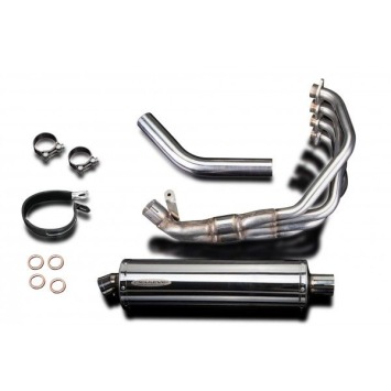 Delkevic volledig systeem Oval RVS 450mm zonder e-keur - CBR900RR FIREBLADE (1992-1999)