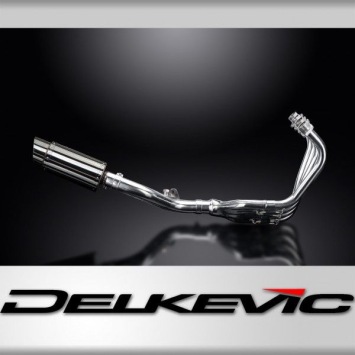 Delkevic volledig systeem Round RVS 200mm zonder e-keur - CB600F HORNET (2007-2013)