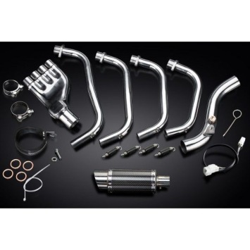 Delkevic volledig systeem Round Carbon 200mm zonder e-keur - CB600F HORNET (2007-2013)