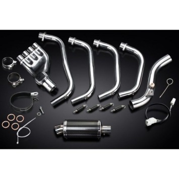 Delkevic volledig systeem Oval Carbon 225mm zonder e-keur - CB600F HORNET (2007-2013)