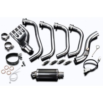 Delkevic volledig systeem Oval Carbon 225mm zonder e-keur - CB600F HORNET (2007-2013)