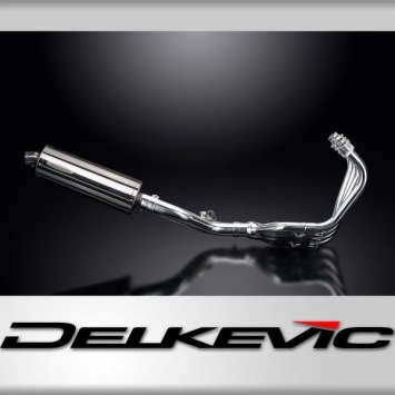 Delkevic volledig systeem Oval RVS 350mm zonder e-keur - CB600F HORNET (2007-2013)