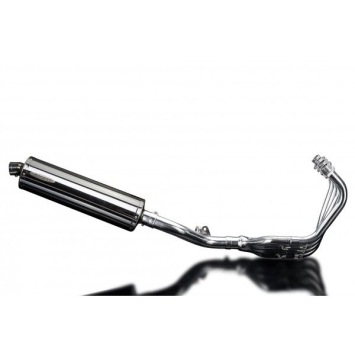 Delkevic volledig systeem Oval RVS 450mm zonder e-keur - CB600F HORNET (2007-2013)