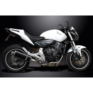 Delkevic volledig systeem Oval Carbon 350mm zonder e-keur - CB600F HORNET (2007-2013)