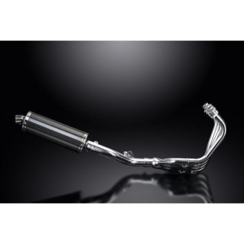 Delkevic volledig systeem Oval Carbon 350mm zonder e-keur - CB600F HORNET (2007-2013)