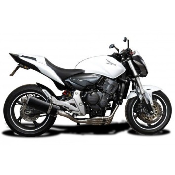 Delkevic volledig systeem Oval Carbon 350mm zonder e-keur - CB600F HORNET (2007-2013)