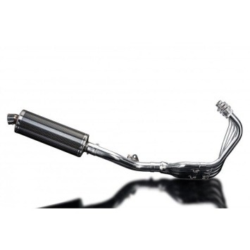 Delkevic volledig systeem Oval Carbon 350mm zonder e-keur - CB600F HORNET (2007-2013)