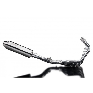 Delkevic volledig systeem Tri-Oval RVS 320mm zonder e-keur - CB600F HORNET (2007-2013)