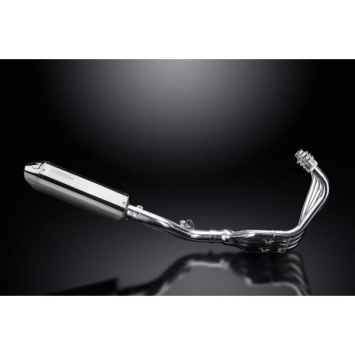 Delkevic volledig systeem Tri-Oval RVS 320mm zonder e-keur - CB600F HORNET (2007-2013)