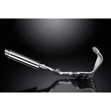 Delkevic volledig systeem Round RVS 350mm zonder e-keur - CB600F HORNET (2007-2013)