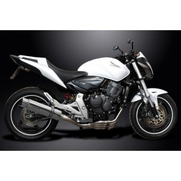 Delkevic volledig systeem Round RVS 350mm zonder e-keur - CB600F HORNET (2007-2013)