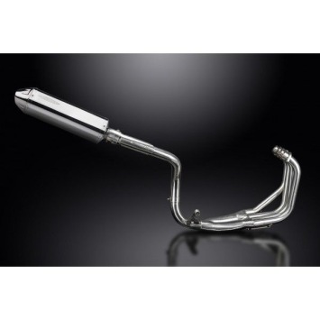 Delkevic volledig systeem Tri-Oval RVS 320mm zonder e-keur - CB600F HORNET (1998-2002)