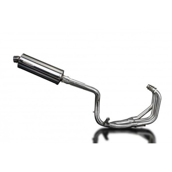 Delkevic volledig systeem Oval RVS 350mm zonder e-keur - CB600F HORNET (1998-2002)