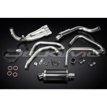 Delkevic volledig systeem Oval Carbon 225mm zonder e-keur - CB600F HORNET (1998-2002)