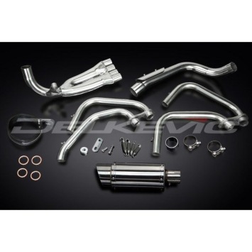 Delkevic volledig systeem Round RVS 200mm - CB600F HORNET (1998-2002)