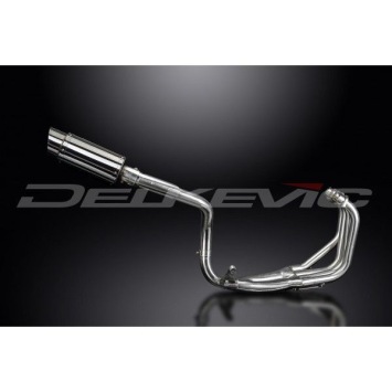 Delkevic volledig systeem Round RVS 200mm - CB600F HORNET (1998-2002)