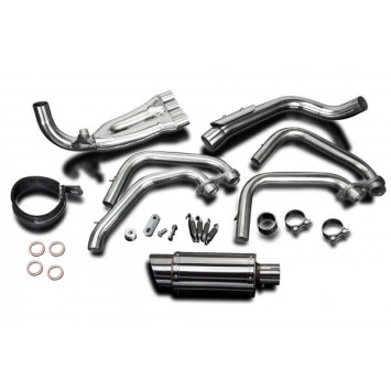 Delkevic volledig systeem Round RVS 200mm - CB600F HORNET (1998-2002)