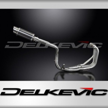 Delkevic volledig systeem Round Carbon 200mm zonder e-keur - CB600F HORNET (1998-2002)