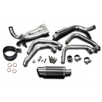 Delkevic volledig systeem Round Carbon 200mm zonder e-keur - CB600F HORNET (1998-2002)